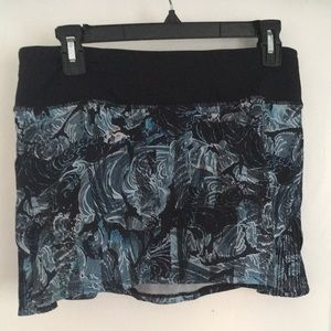 Lululemon Play off the Pleats Skirt Eternal Wave